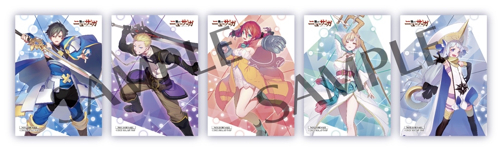 TVアニメ「強くてニューサーガ」Blu-ray BOX初回特典のクリアカードセット