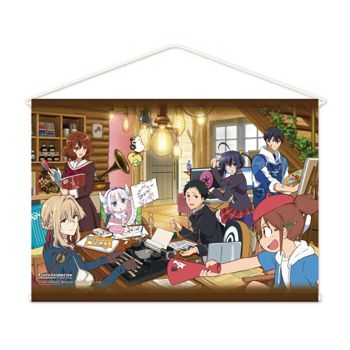 タペストリー【B】」 - 京アニのファン感謝イベント、キャラたちが