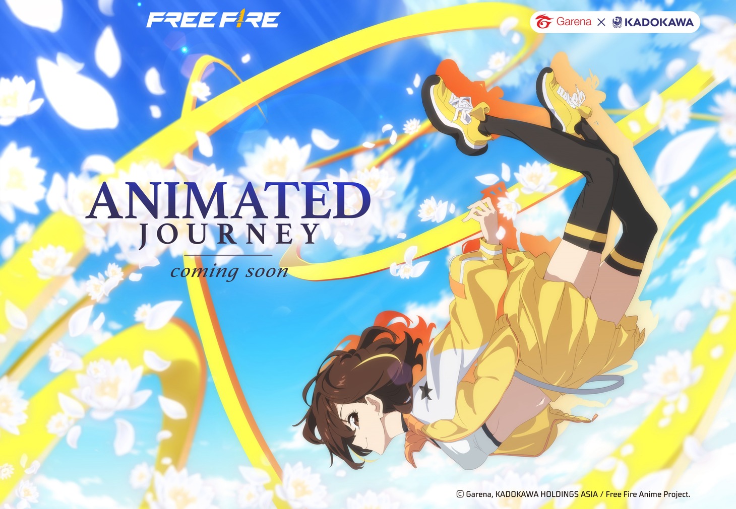 「Garena Free Fire」アニメ版ティザービジュアル