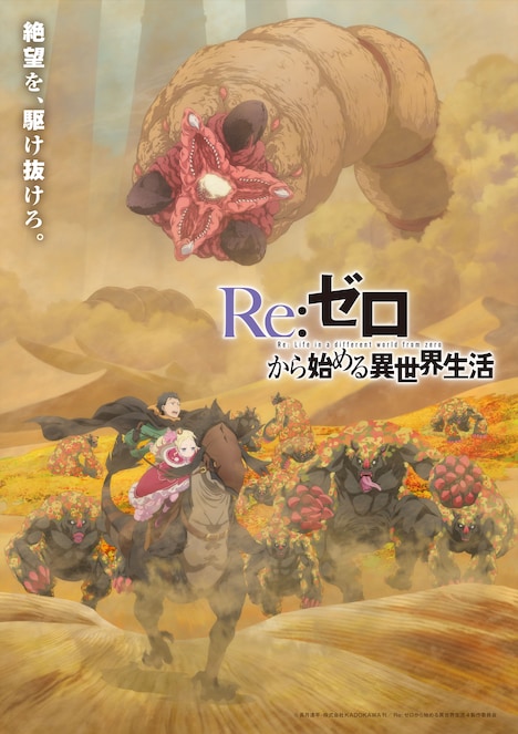 アニメ『Re:ゼロから始める異世界生活 4th season』作品情報|あらすじ、配信サービス、出演声優、原作・関連商品 アニメ『Re:ゼロから始める異世界生活 4th season』作品情報|あらすじ、配信サービス、出演声優、原作・関連商品