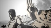 アニメ「北斗の拳 -FIST OF THE NORTH STAR-」ティザーPVの場面カット (c)武論尊・原哲夫／コアミックス, 「北斗の拳」製作委員会
