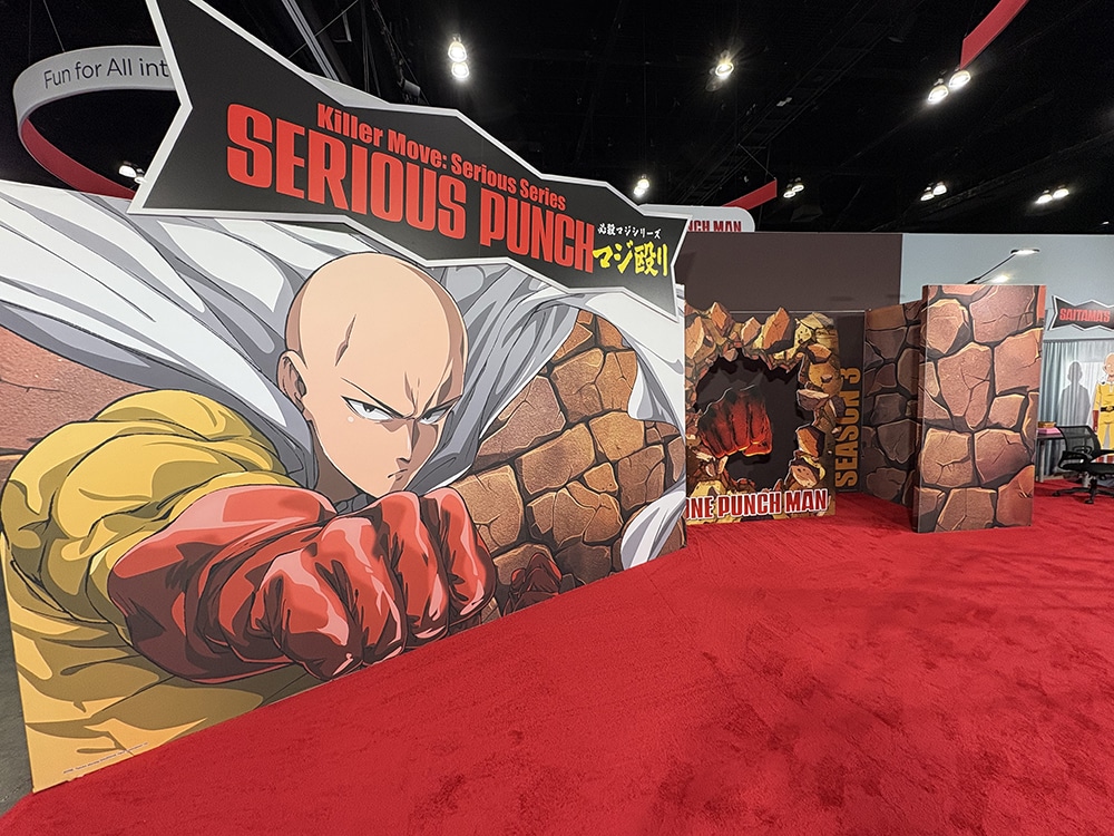 「Anime Expo 2025」より、「ワンパンマン」のパネル会場の様子