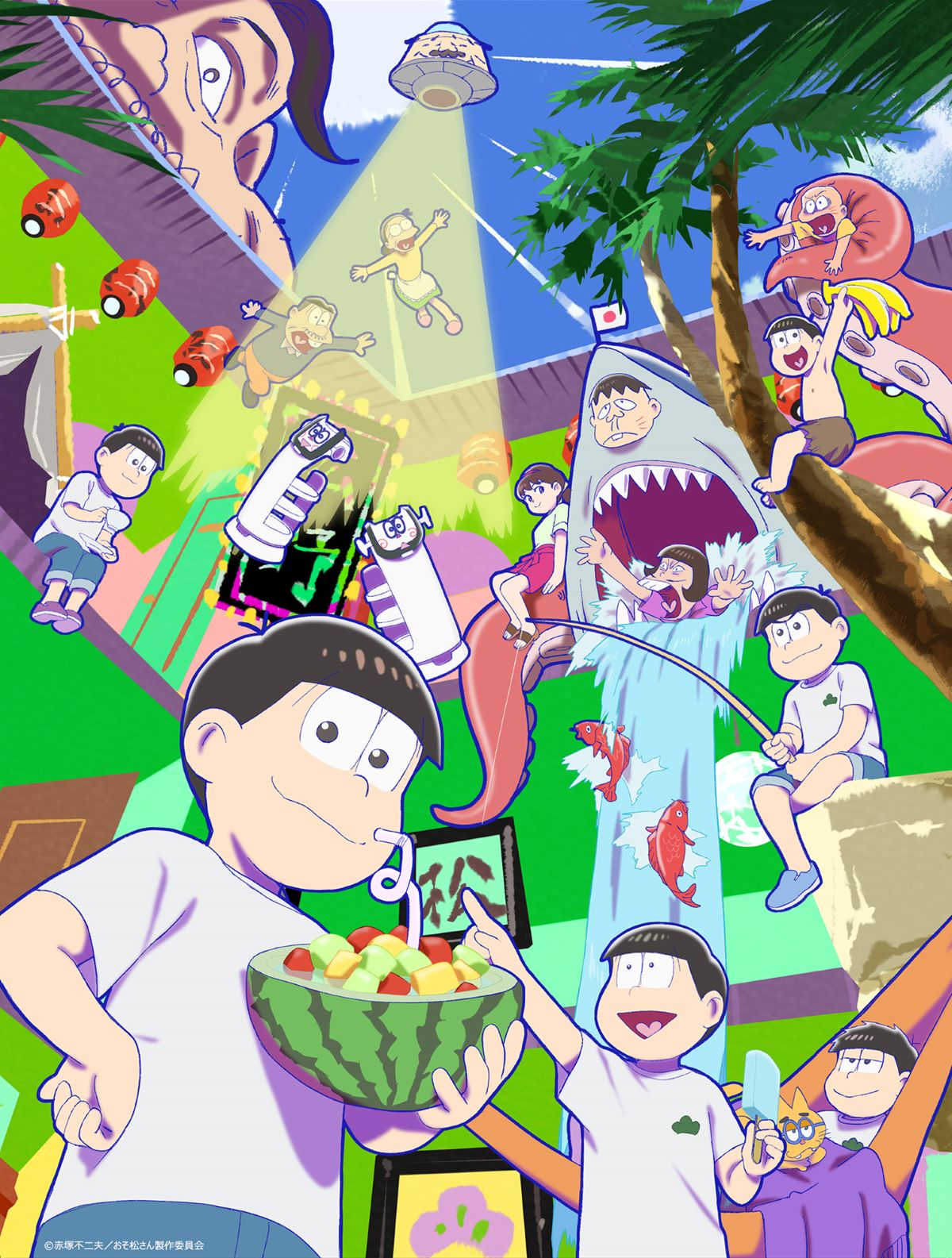 「おそ松さん」第4期ビジュアル (c)赤塚不二夫／おそ松さん製作委員会