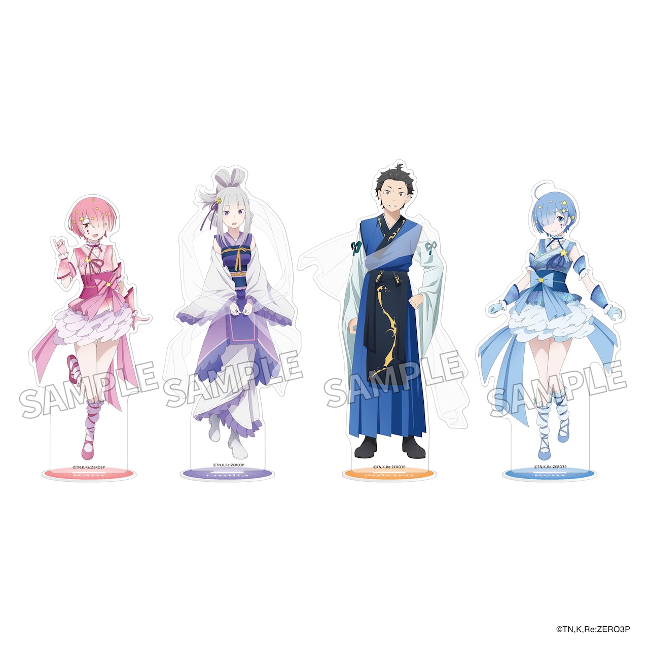 希少　Re:ゼロから始める異世界生活リゼロ　アクリルスタンド　七夕　ナツキスバル Re:ゼロから始める異世界生活」アクリルスタンドフィギュア 七夕
