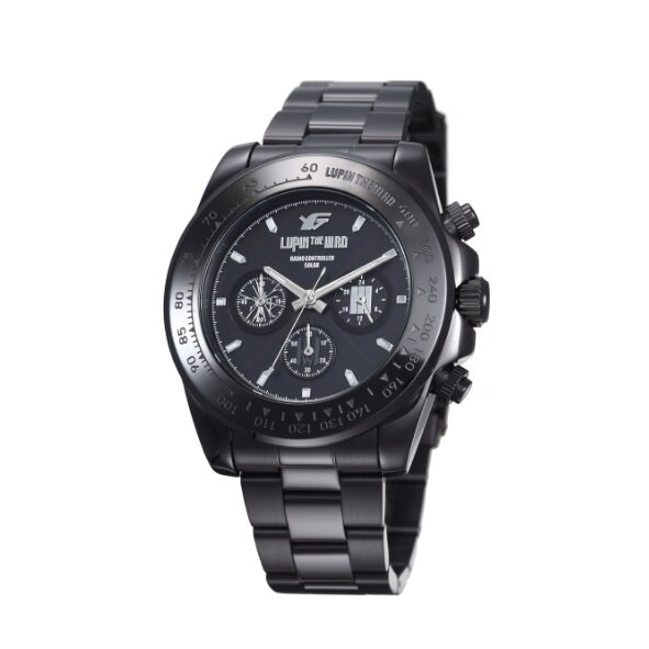 LUPIN THE IIIRD×FULTON 電波ソーラークロノグラフ腕時計」 - 「LUPIN