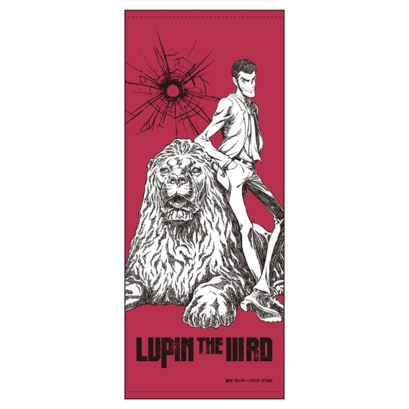 LUPIN THE ⅢRD展 三越 ルパン フェイスタオル 描き下ろし 日本橋 LUPIN THE IIIRD フェイスタオル 描き下ろしver.」 - 「LUPIN
