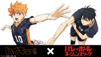 アニメ「ハイキュー!!」と「バレーボールネーションズリーグ」のコラボバナー