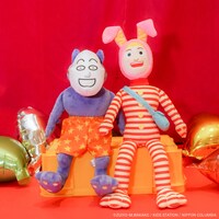 「ぬいぐるみ ポピー」と「ぬいぐるみ ケダモノ」