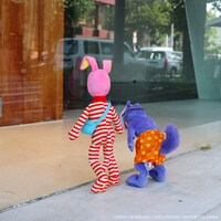 「ぬいぐるみ ポピー」と「ぬいぐるみ ケダモノ」