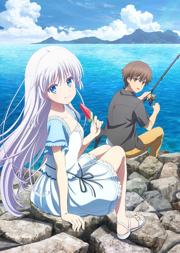 Summer Pockets」鳴瀬しろは描いたビジュアル公開、“劇場編集版”の舞台 