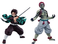 スタンプ10個で応募できる「一番くじ『鬼滅の刃 ～上弦の参～』」フィギュア2体セット