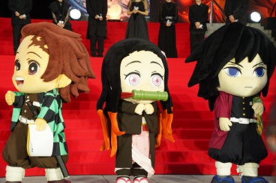“みに隊士”竈門炭治郎、竈門禰豆子、冨岡義勇