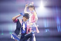 左から七浦すばる役の小林竜之、七浦おとめ役の大森綺星