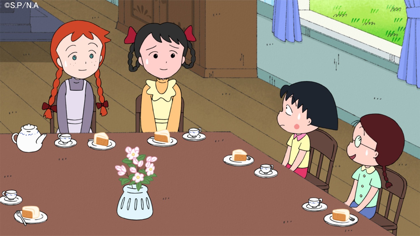 「『まる子、夜の図書館に泊まる』の巻」より