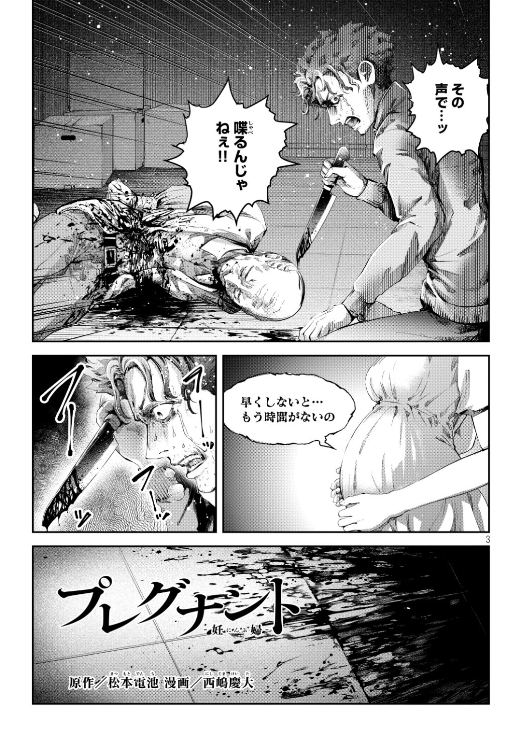 松本電池（原作）、西嶋慶大（漫画）「プレグナント」