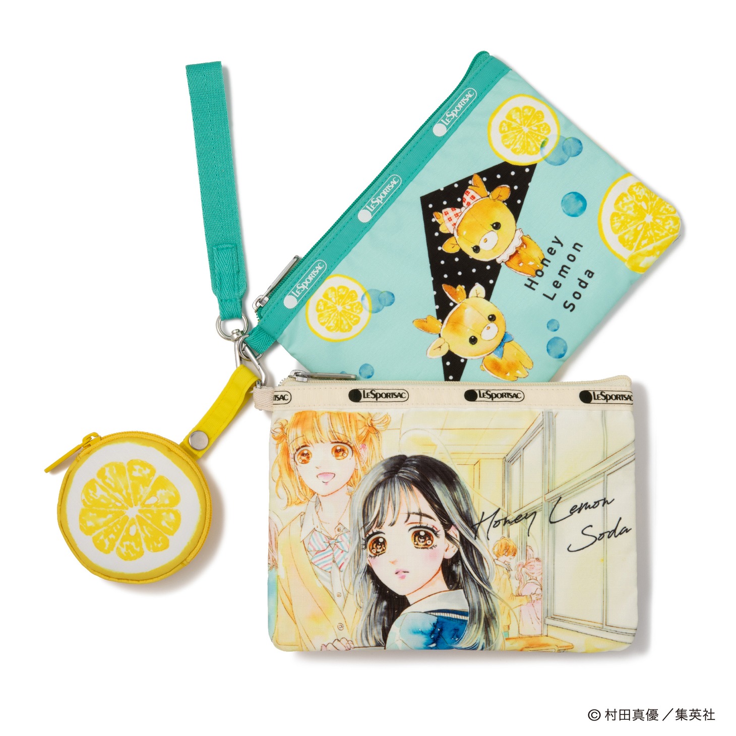 「Wristlet Pouch W/Charm」