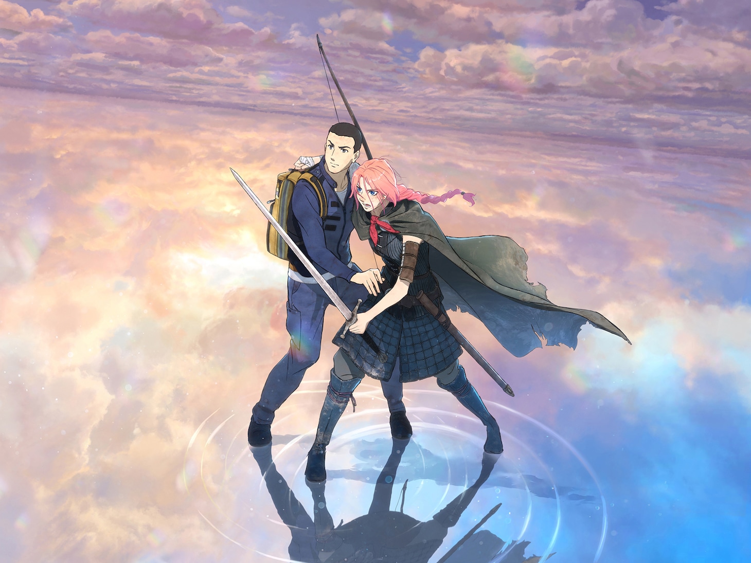 アニメ映画「果てしなきスカーレット」メインビジュアル