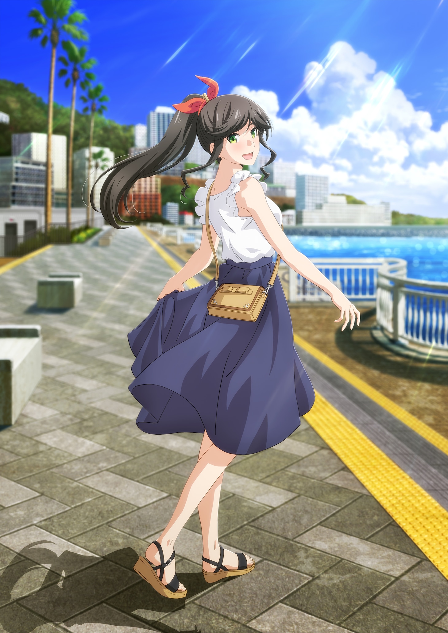 TVアニメ「綺麗にしてもらえますか。」夏仕様のビジュアル