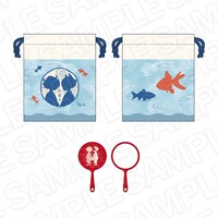 「巾着＆手鏡セット 夏祭り デフォルメ ver.」