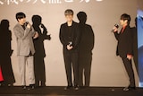 左から花江夏樹、櫻井孝宏、石田彰