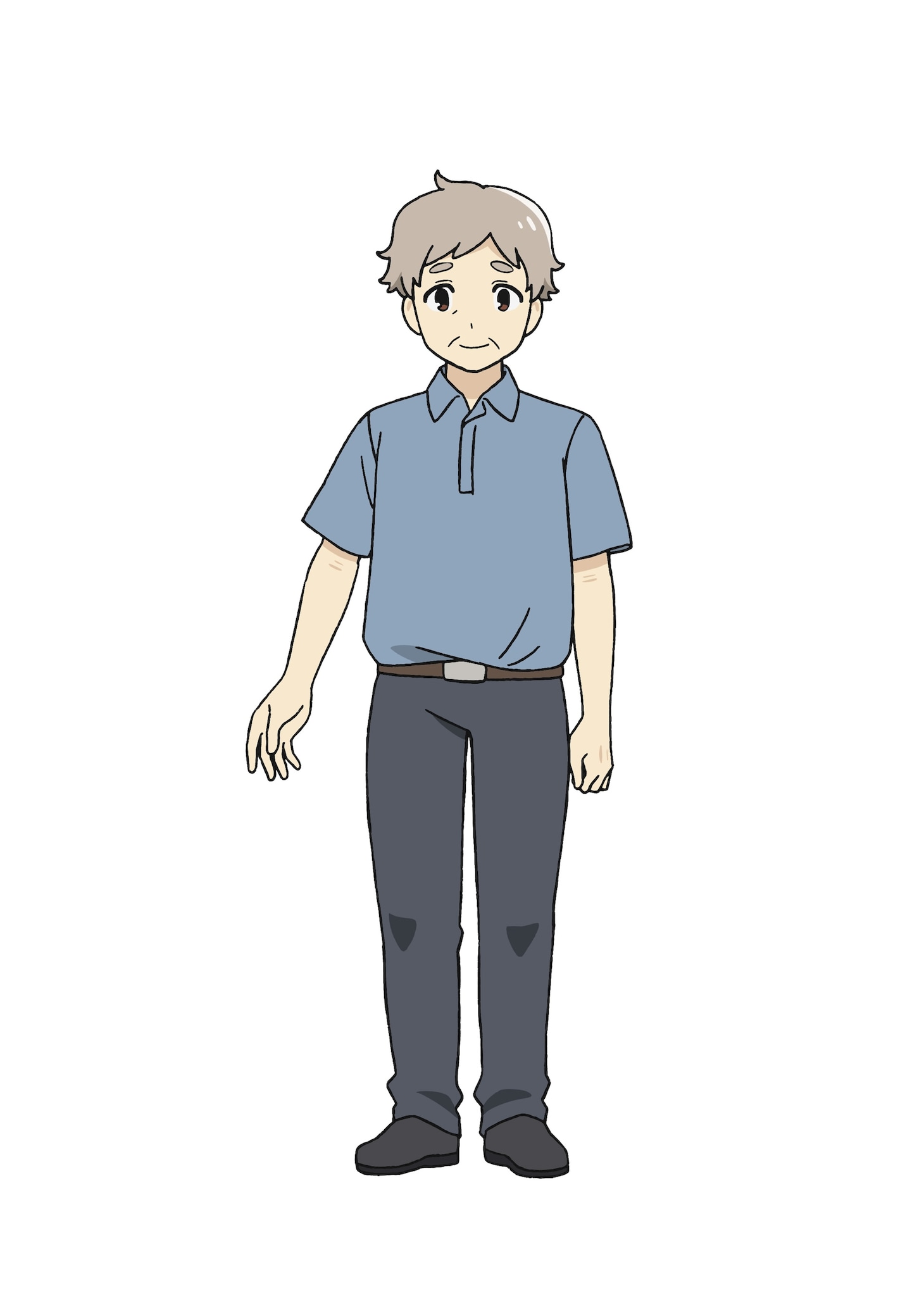おじいさん（CV：楠見尚己） (c)ペンギンボックス・KADOKAWA／おでかけ子ザメ