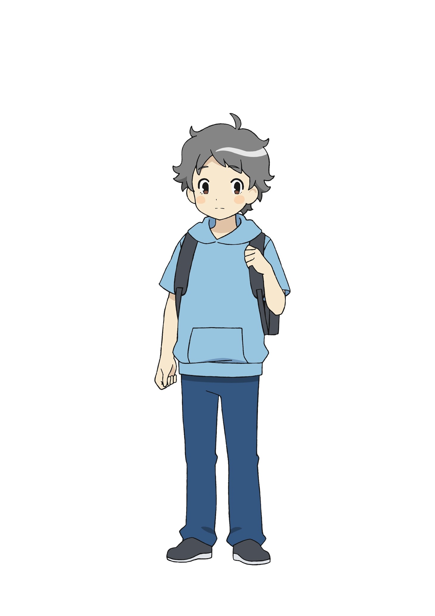 まなぶ（CV：小市眞琴さん） (c)ペンギンボックス・KADOKAWA／おでかけ子ザメ