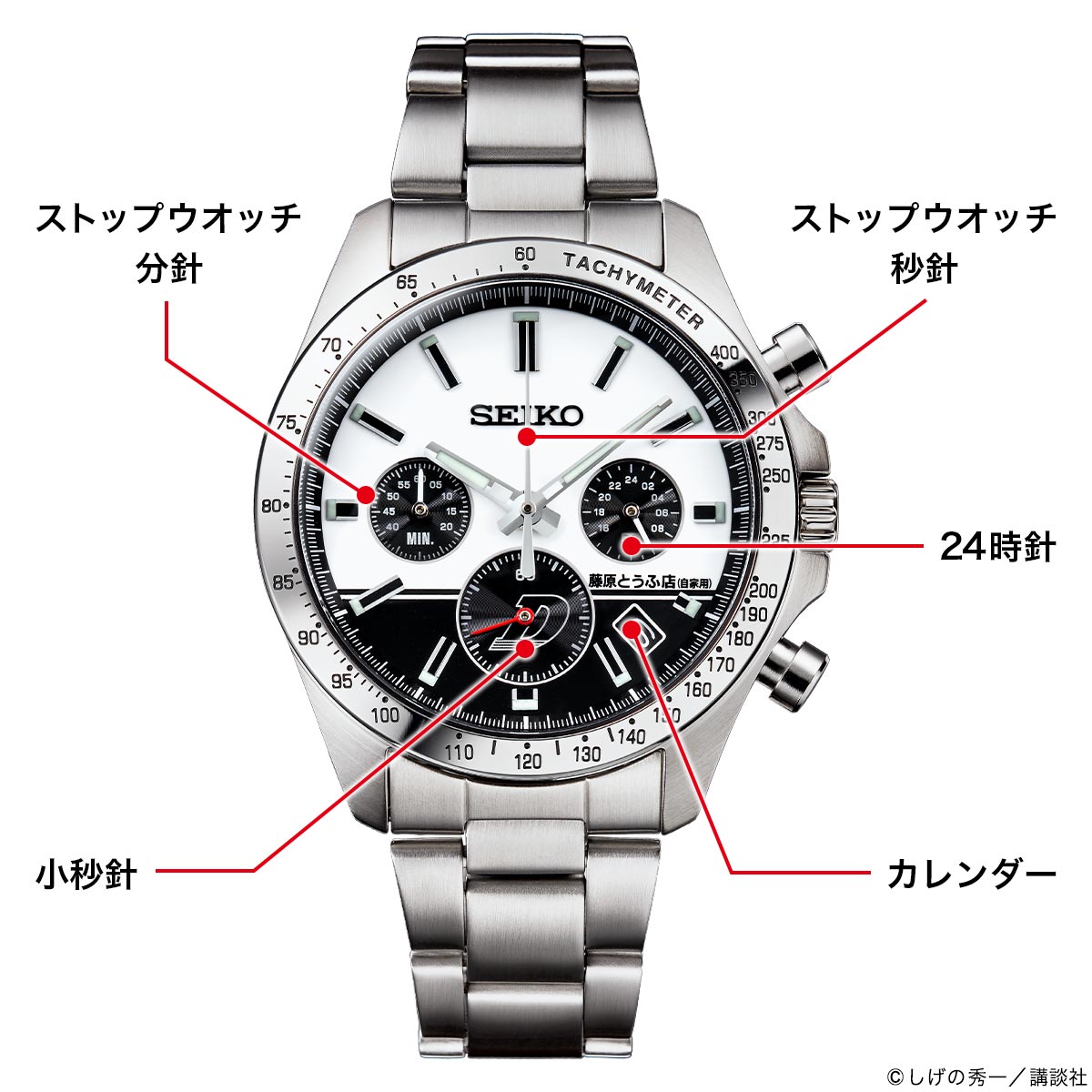 「頭文字D×セイコー コラボウオッチ」