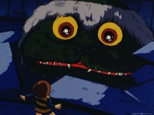 戸田恵子が選んだ第3期1話「謎の妖怪城出現！！」場面カット