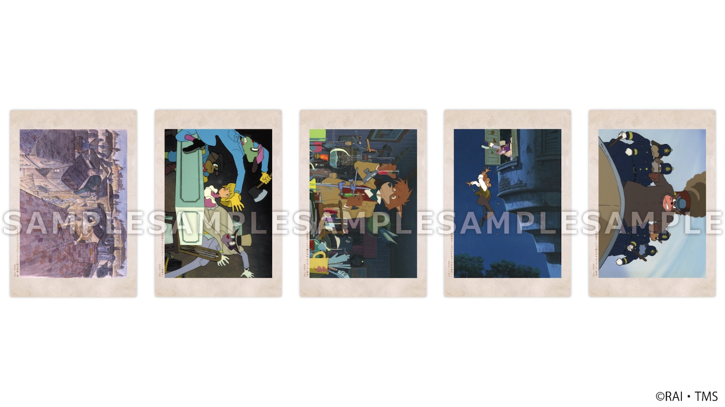 「アニメ『名探偵ホームズ』POP UP SHOP」で販売されるポストカード5枚セット