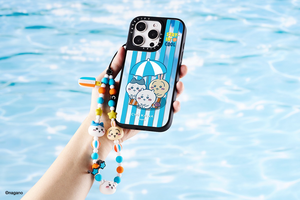 「ちいかわ x CASETiFY コレクション」スマホケースとストラップ