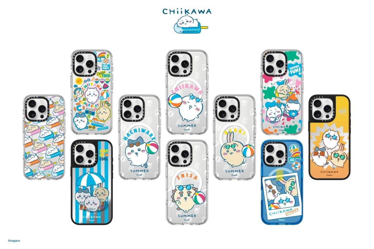ちいかわ　casetify CASETiFY】「ちいかわ x CASETiFY」この夏、テックアクセも
