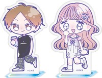 「ミニアクリルスタンド『青に落雷』虹沢羽見」