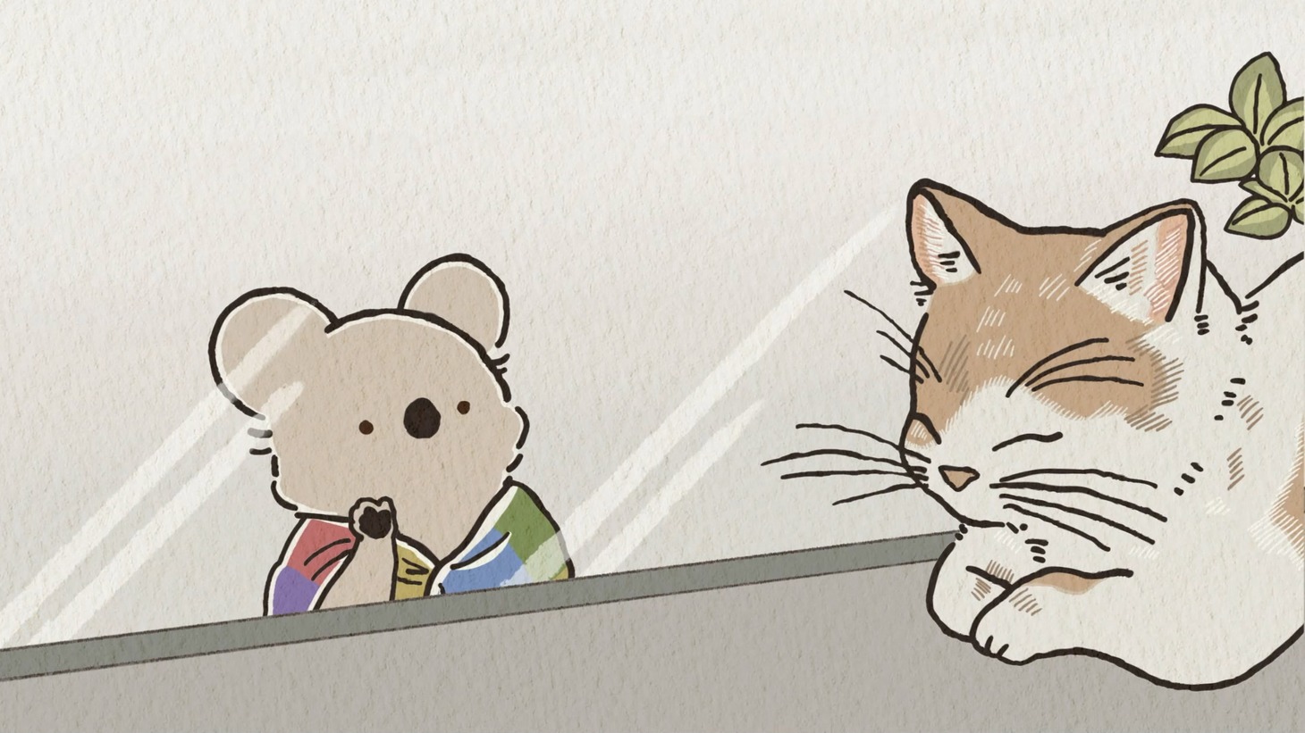 アニメ「コアラ絵日記」ティザーPVより (c)ゆあみ・KADOKAWA/コアラ絵日記