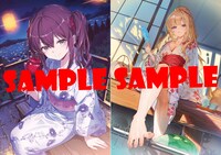 付録の「『ようこそ実力至上主義の教室へ』40原、朱里描き下ろし B2ポスター2枚セット」