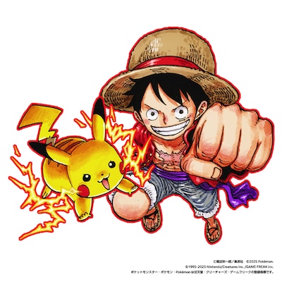 「ONE PIECE」の尾田栄一郎が描いたルフィとピカチュウ