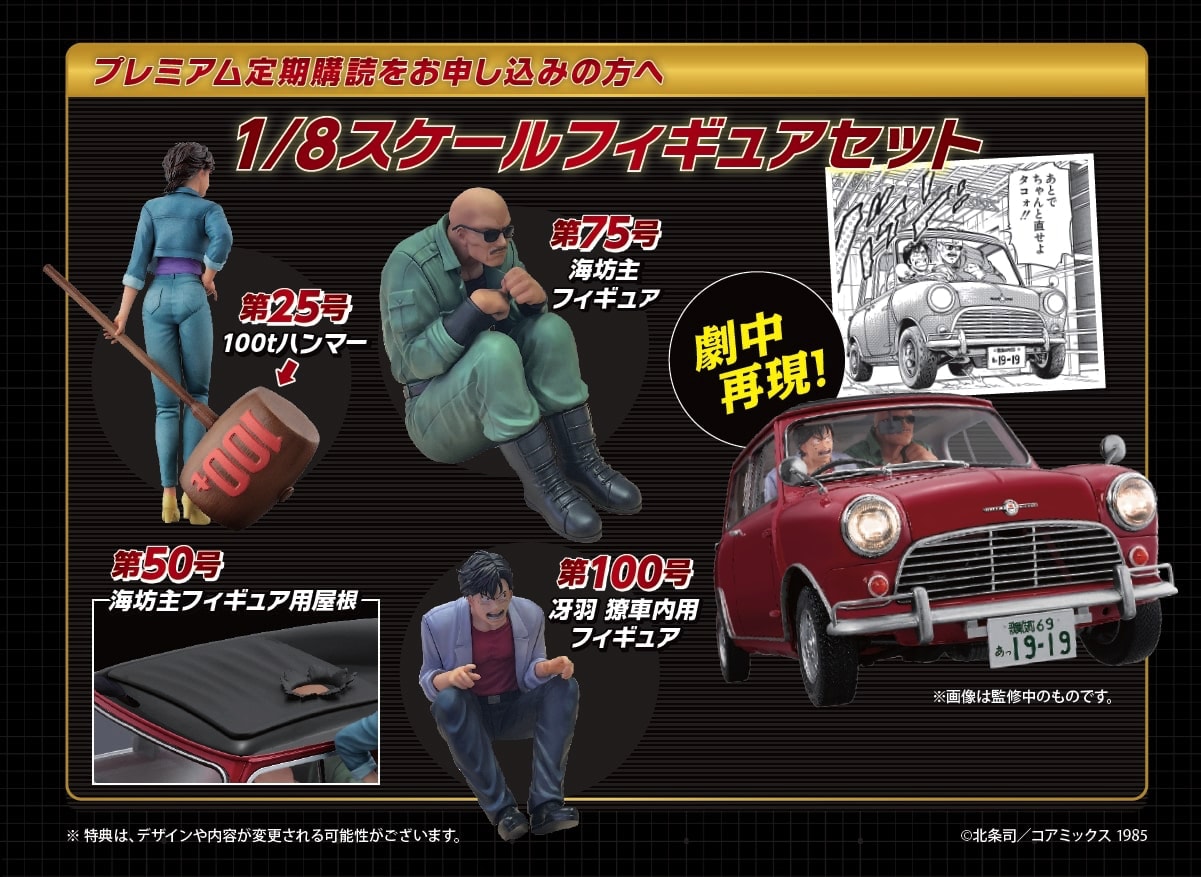 プレミアム定期購読のプランで届くフィギュアセット