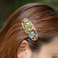 バレッタの着用イメージ