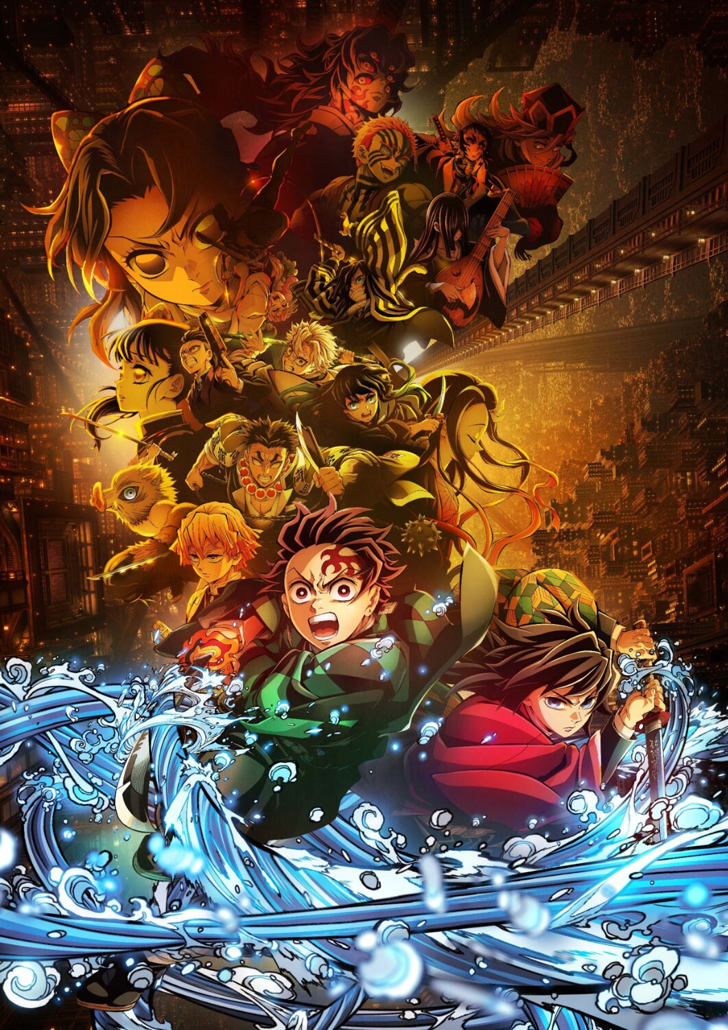 鬼滅の刃　竈門炭治郎　キャラポス　無限城編　猗窩座　原画　ポスター 鬼滅の刃 竈門炭治郎 キャラポス 無限城編 猗窩座 原画 ポスター