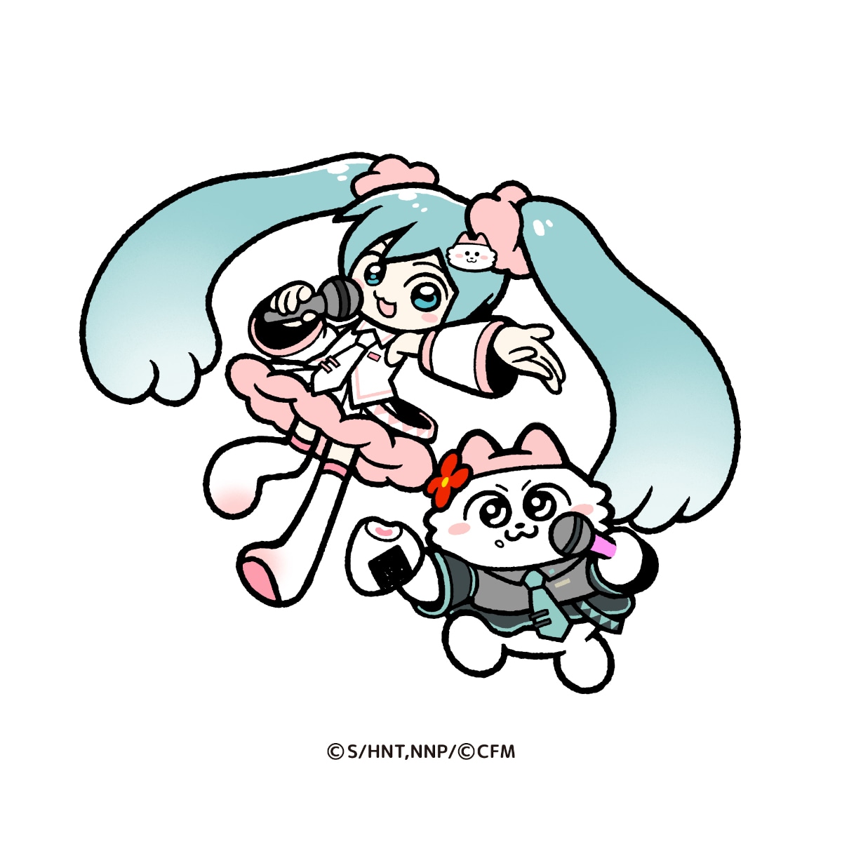 アニメ「ンめねこ」×初音ミクのサブビジュアル