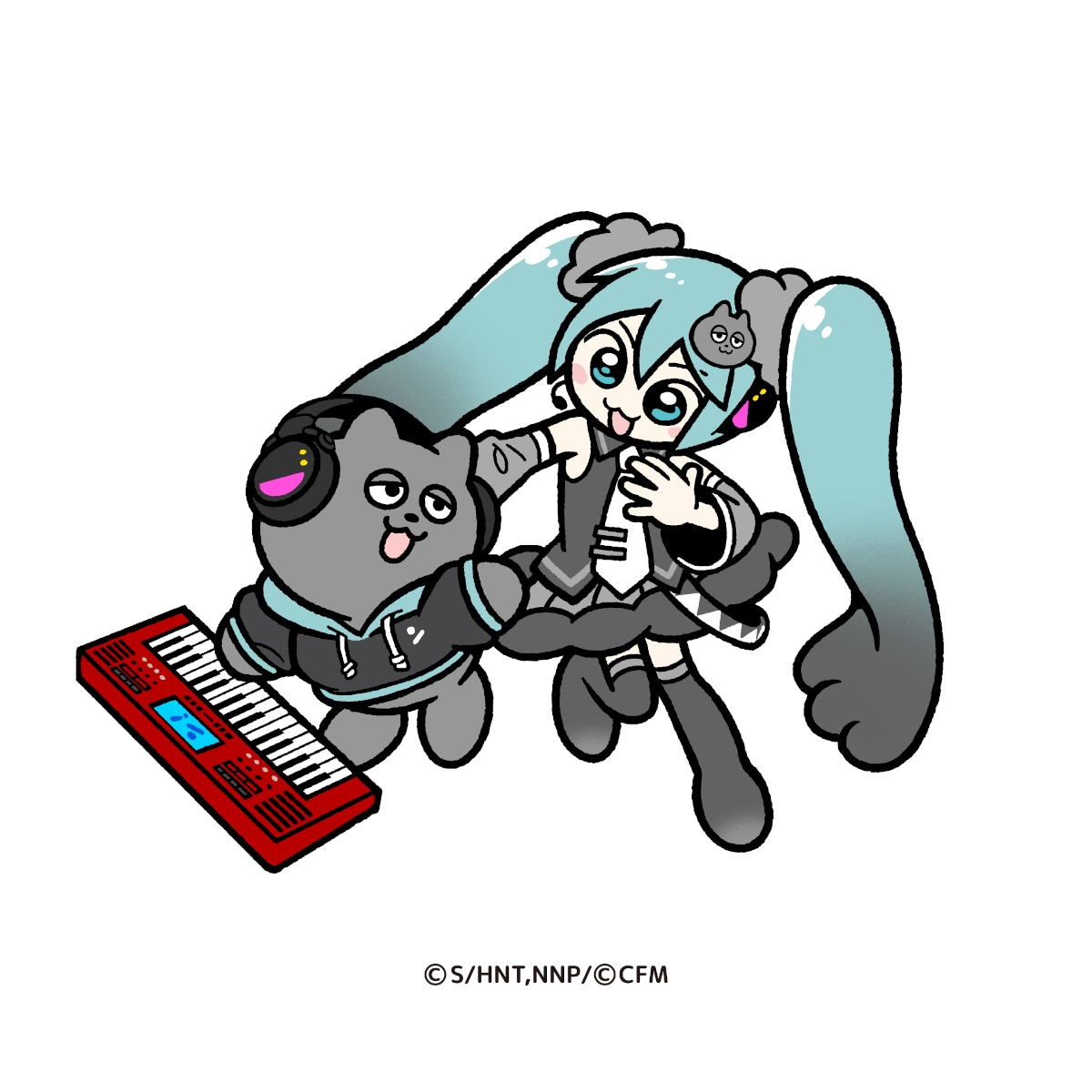 アニメ「ンめねこ」×初音ミクのサブビジュアル