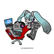 アニメ「ンめねこ」×初音ミクのサブビジュアル