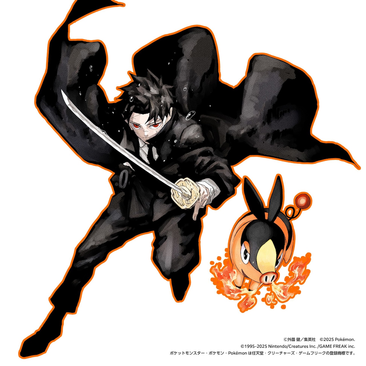 カグラバチ」の外薗健が描いたチヒロ＆ポカブ - ジャンプ最新号