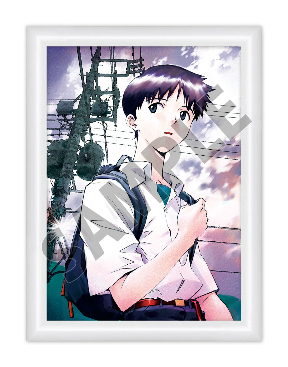 貞本義行「新世紀エヴァンゲリオン」B4複製原画　D　渚カヲル　碇シンジ 貞本義行「新世紀エヴァンゲリオン」B4複製原画 D 渚カヲル 碇シンジ