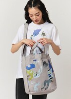 「クロとシロ 飛ぶ｜2WAYトートバッグ」