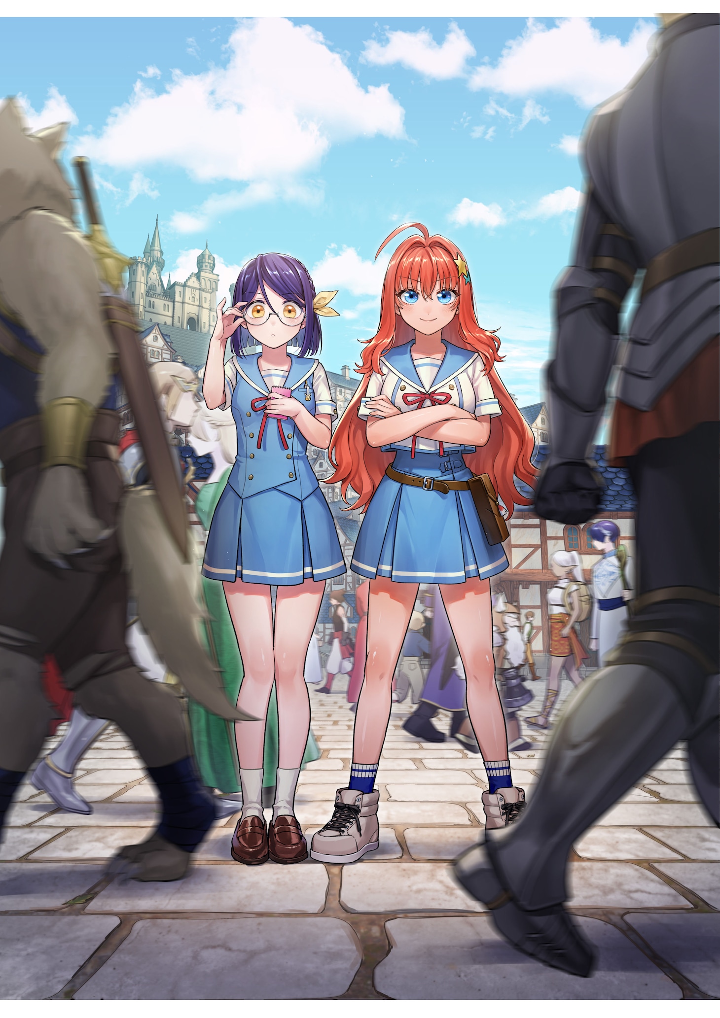 「放課後異世界ふたり旅 ～いらない勇者ひきとります～」イラスト