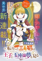 「転生した三毛猫は王子と玉座の夢を見る」扉ページ