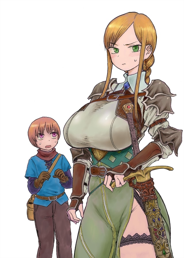 「デカパイ騎士まかり通る！」ビジュアル