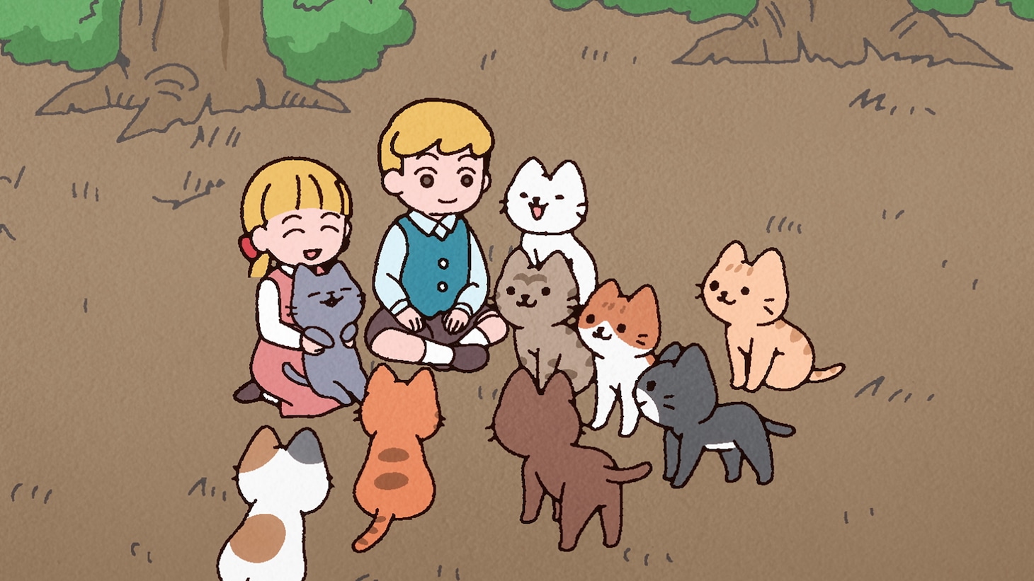 Webアニメ「うごく！ねこむかしばなし」PV第1弾