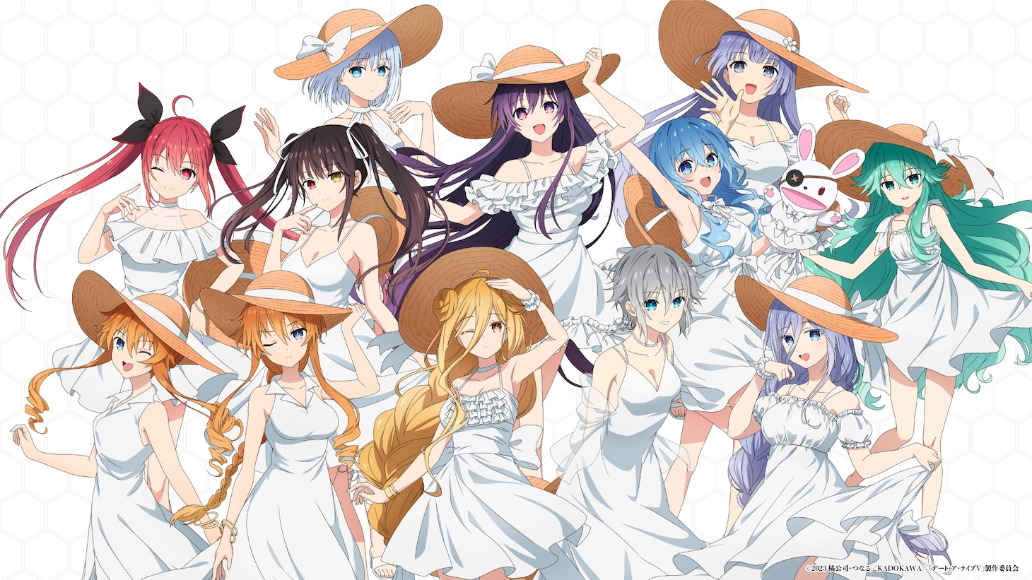 「デート・ア・ライブ」ビジュアル (c)2023 橘公司・つなこ/KADOKAWA/「デート・ア・ライブV」製作委員会