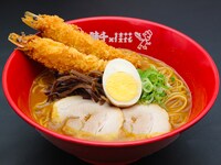 「大海老フライカレーラーメン（締めのミニライス付）」